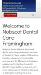 Mobile Screenshot of nobscotdentalcare.com